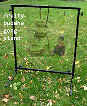 Fruity budha gong stand